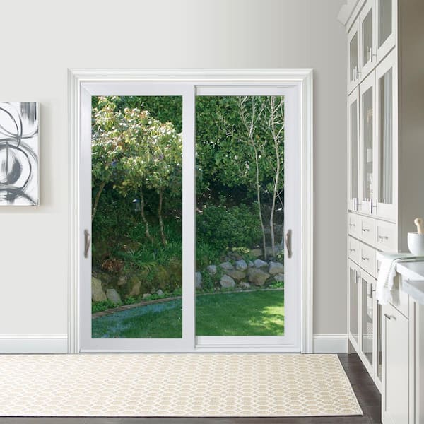 JELD-WEN V4500 Multi-Slide 60 in. x 80 in. White Left-Hand Low-E