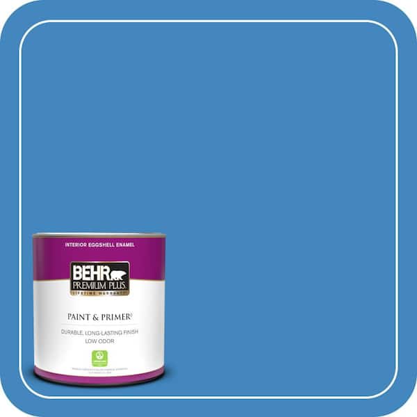 BEHR PREMIUM PLUS 1 qt. #560B-6 Warm Spring Eggshell Enamel Low Odor Interior Paint & Primer