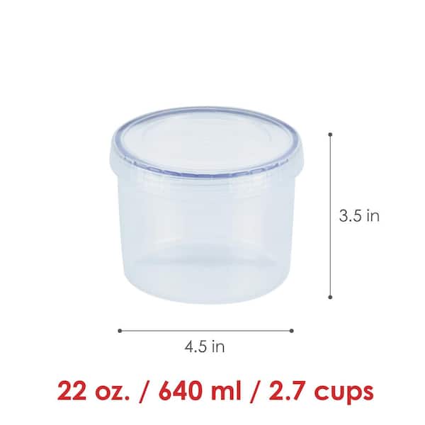 10 PACK] 16 oz Twist Top Storage Deli Containers - Airtight