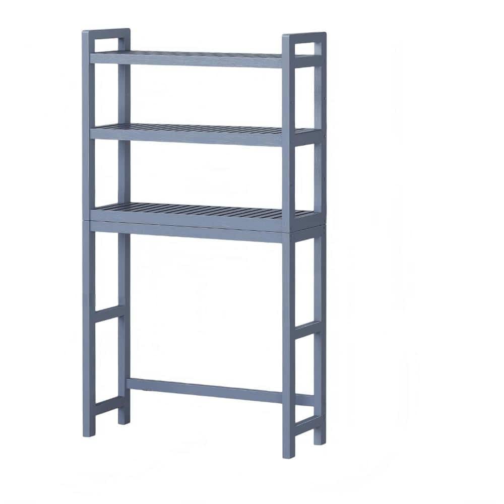 24.8 in. W x 66.9 in. H x 10.2 in. D Gray Over The Toilet Storage with Adjustable Shelf price history on PriceWatchPro