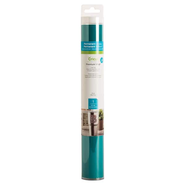 Cricut Premium 12 in. x 48 in. Permanent Vinyl, Aqua