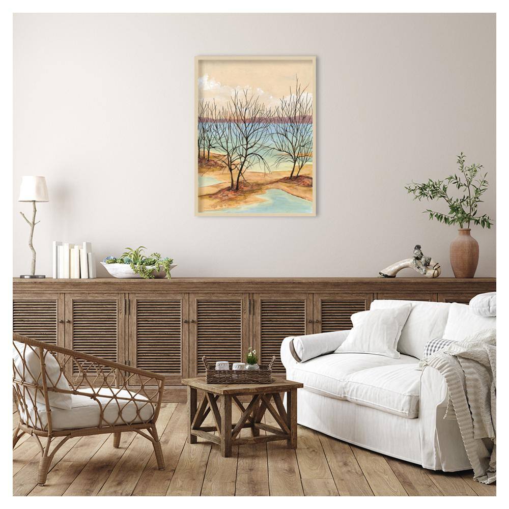Quiet Cove II Framed Scenic Landscape Graphic Art Print
