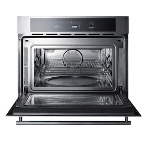 24 in. Single Electric Wall Oven with Speed Cook and Convection in Stainless Steel