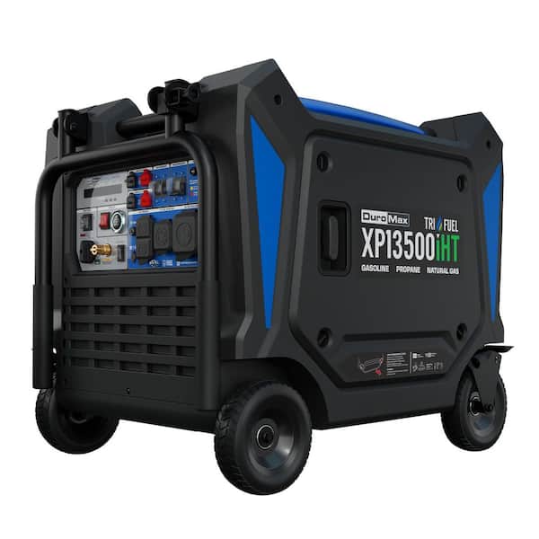 10500 Watt Remote Start Tri Fuel Gasoline, Propane, Natural Gas Portable Whole Home Backup Digital Inverter Generator