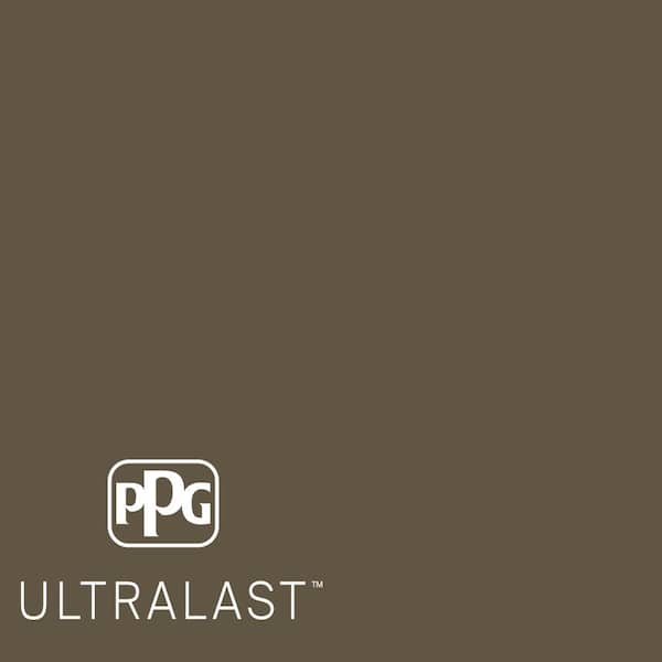 PPG UltraLast 1 gal. #PPG1025-7 Coffee Bean Semi-Gloss Interior Paint and Primer