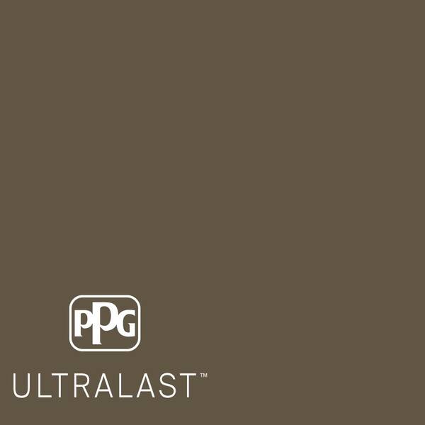 PPG UltraLast 1 qt. #PPG1025-7 Coffee Bean Matte Interior Paint and Primer