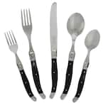 Laguiole 20-Piece Stainless Steel/Black Flatware Set (Service for 4)