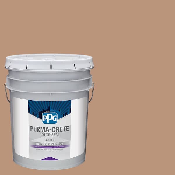 Perma-Crete Color Seal 5 gal. PPG1071-5 Cool Clay Satin Interior/Exterior Concrete Stain
