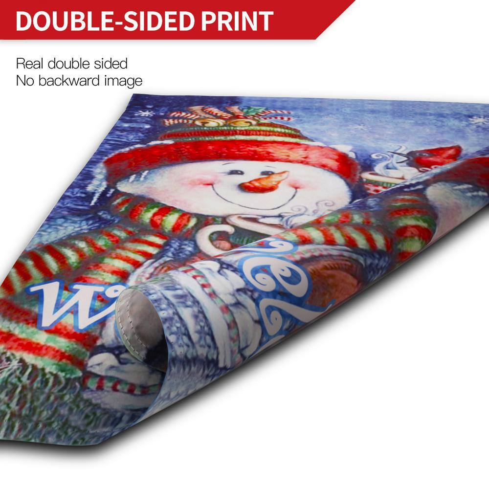 Seasonal Multicolor Polyester Double-Sided Garden Flag Set