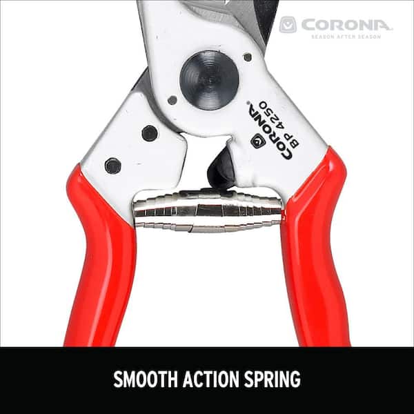 2.75 in. High Carbon Steel Blade with Forged Aluminum Handles Bypass Hand Pruner
