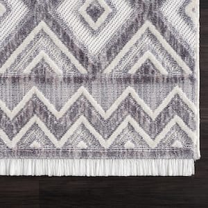 Chelsea Brimmer Grey 5 ft. 3 in. x 7 ft. 2 in. Area Rug