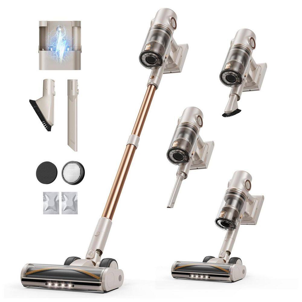 Bagless Cordless Stick Vacuum w HEPA Filter, 80 Min Runtime, 50KPA Suction, LED Headlights Touch Screen for Hard Floors price history on PriceWatchPro
