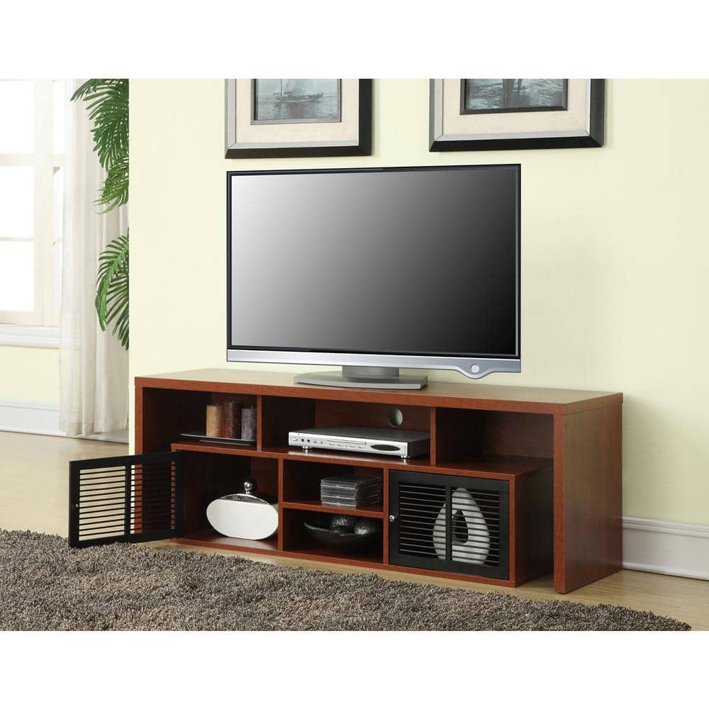 Lexington Cherry 60" Retro-Modern TV Stand with Storage
