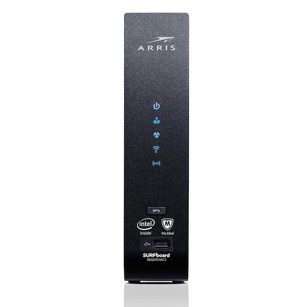 ARRIS SURFboard SBG6950AC2 Cable Modem and Wi-Fi Router with McAfee