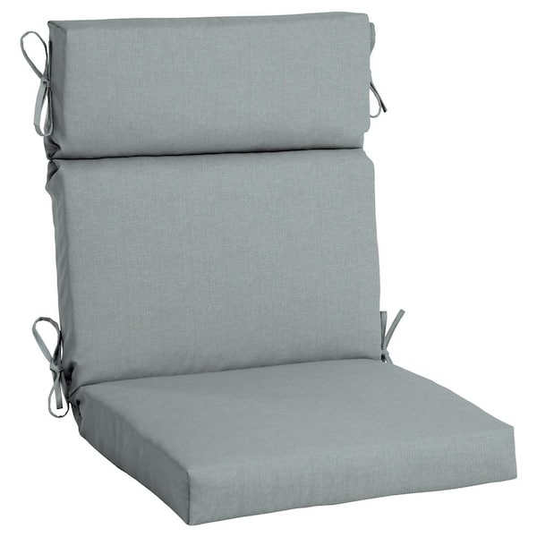 One piece high online back patio chair cushions