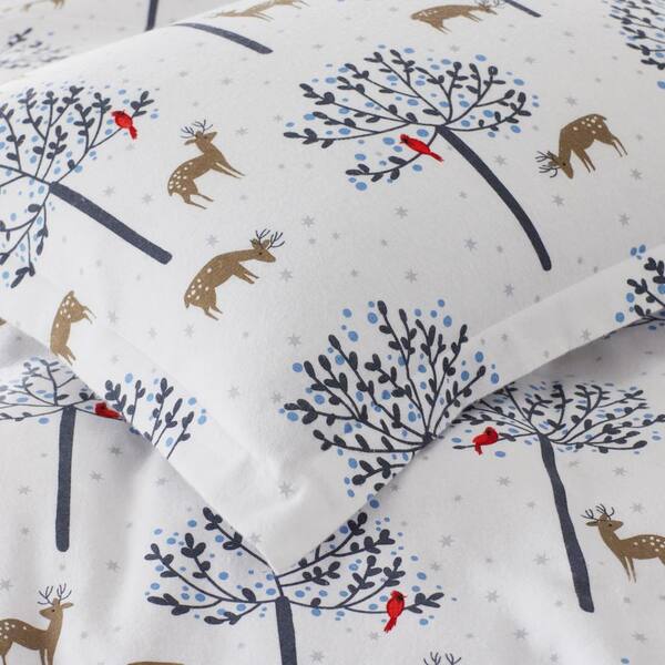 Micro Flannel Sheet Set (Twin - Colorful Deer)