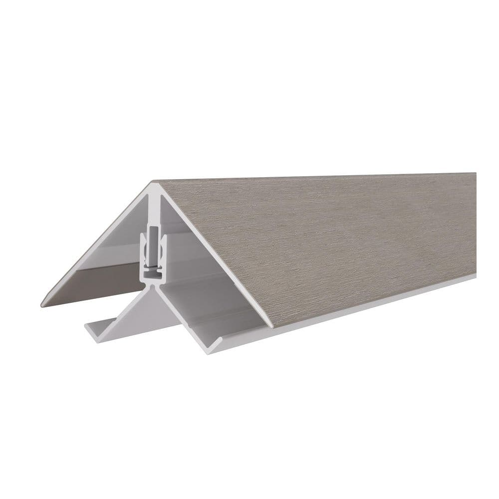 Alusions 2.19 in. x 3.56 in. x 8 ft. Roman Antique Composite Aluminum Outside Corner Trim Kit  for .5 in. Board price history on PriceWatchPro