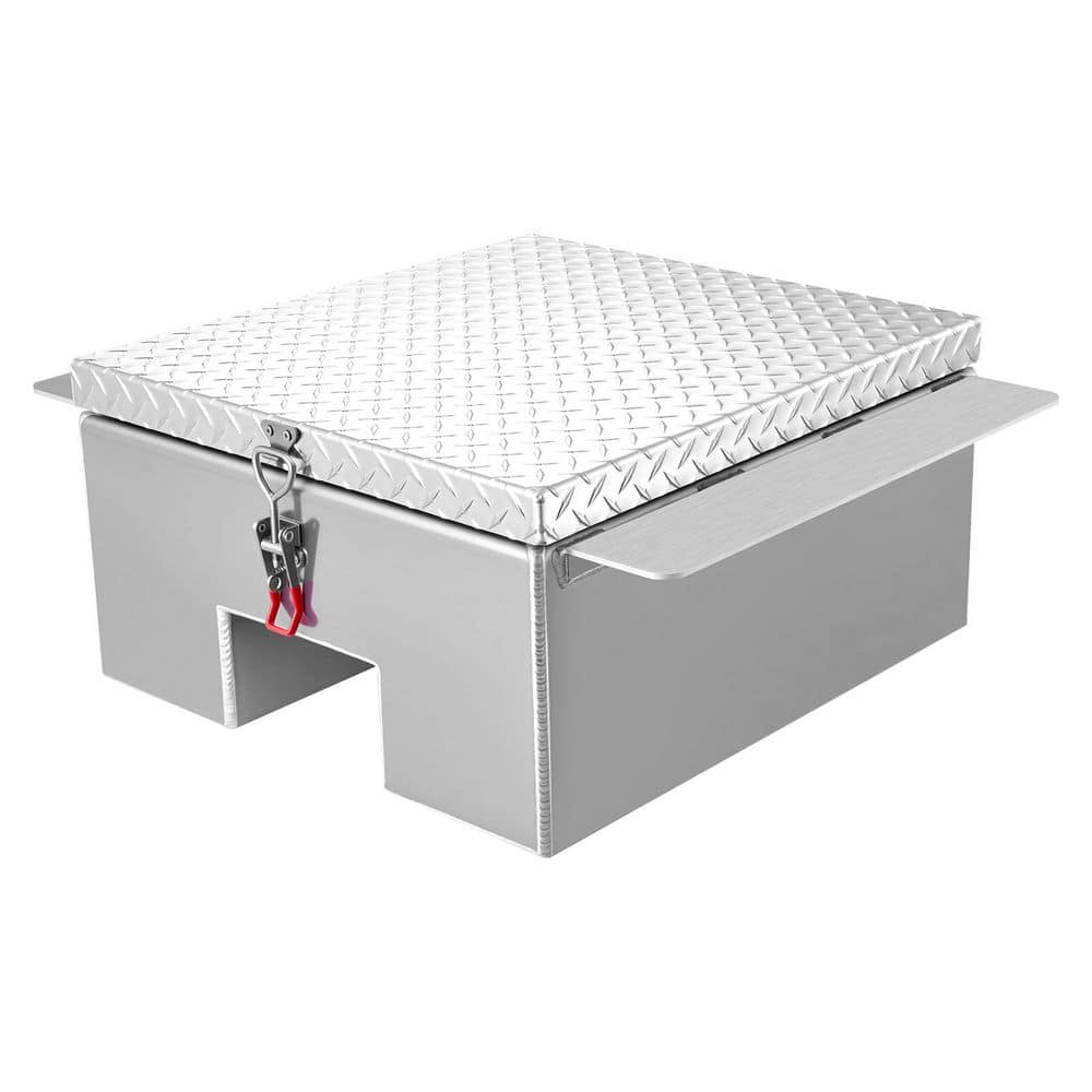 Heavy Duty 30.31 in. Silver Aluminum Diamond-Plate Chest Truck Tool Box, Supports 220 lbs., 30.3 x 24 x 12.2 in. price history on PriceWatchPro