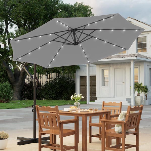 11 foot patio umbrella with tilt Treasure Garden Market Aluminum 11 Foot Octagon Auto Tilt Umbrella