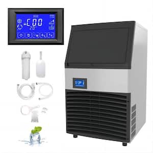 350 Lb. Daily Production Cube Clear Ice Freestanding Ice Maker