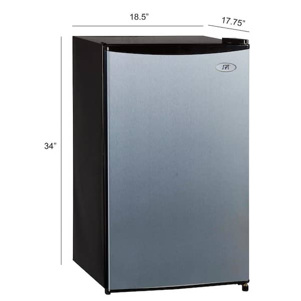 SPT 3.3 Cu.Ft. Compact Refrigerator with Energy Star - Stainless
