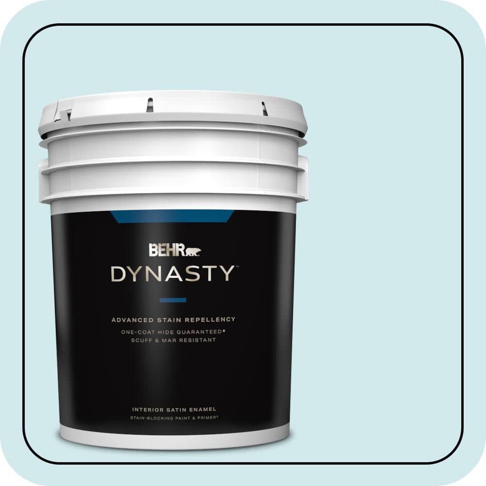 5 gal. #540C-1 Mineral Water Satin Enamel Interior Stain-Blocking Paint & Primer price history on PriceWatchPro