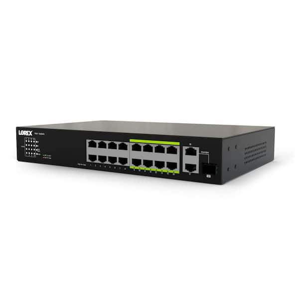 16-Port PoE+ Switch (Black)
