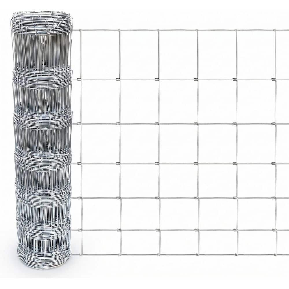 1968 in. x 70 in. H Silver Metal Garden Wire Fence Wire Mesh 15 Gauge Heavy Zinc Coating Hot-dip Galvanized Fencing price history on PriceWatchPro