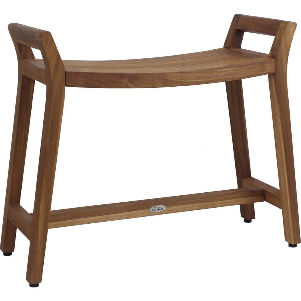 Patented 24 in. x 12 in. x 21 in. Asia Ascend Estate Freestanding Teak Show