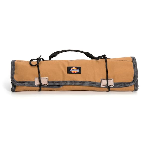 Dickies 23-Compartments Small Parts Organizer Large Tool / Wrench Roll in Tan