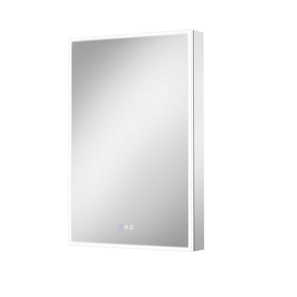 24 in. W x 36 in. H Rectangular Aluminum Recessed/Surface Mount Anti-fog LED Medicine Cabinet with Mirror, Soft Close price history on PriceWatchPro
