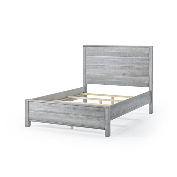 Camaflexi Standard Baja Driftwood Grey Wood Frame Full Panel Bed