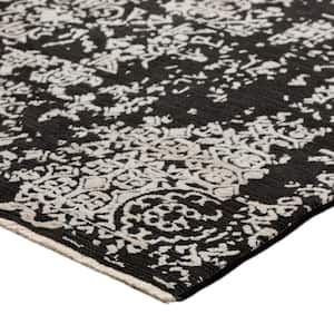 Nelson Black 3 ft. 3 in. x 5 ft. 3 in. Vintage Area Rug