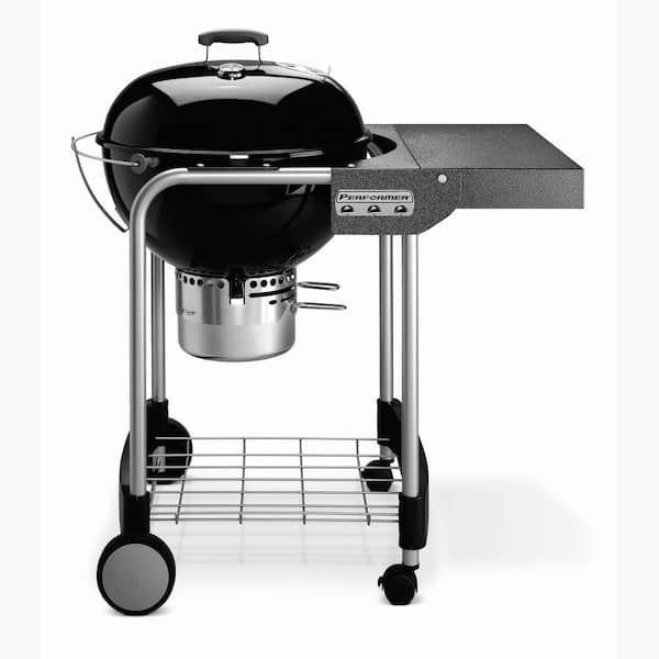 Weber Performer Silver 22-1/2 in. Charcoal Grill in Black