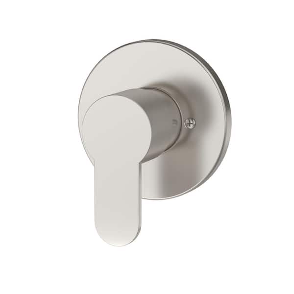 Symmons Identity Lever 1-Handle Wall-Mounted Diverter Trim Kit in Satin Nickel (Valve Not Included)