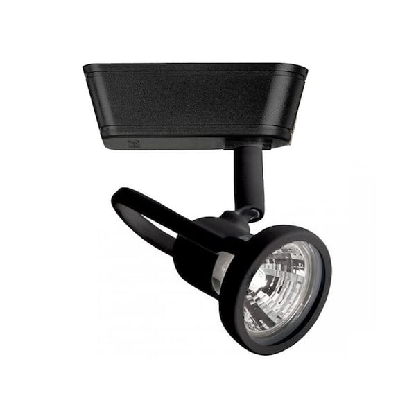 WAC LIMITED 1-Light 50-Watt Black Low Voltage Track Head for H Track
