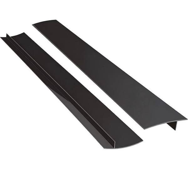 2-Pack 21 in. L Black Silicone Stove Counter Gap Cover, Stove Gap Filler, Heat Resistant Gap Guards, Dishwasher Safe