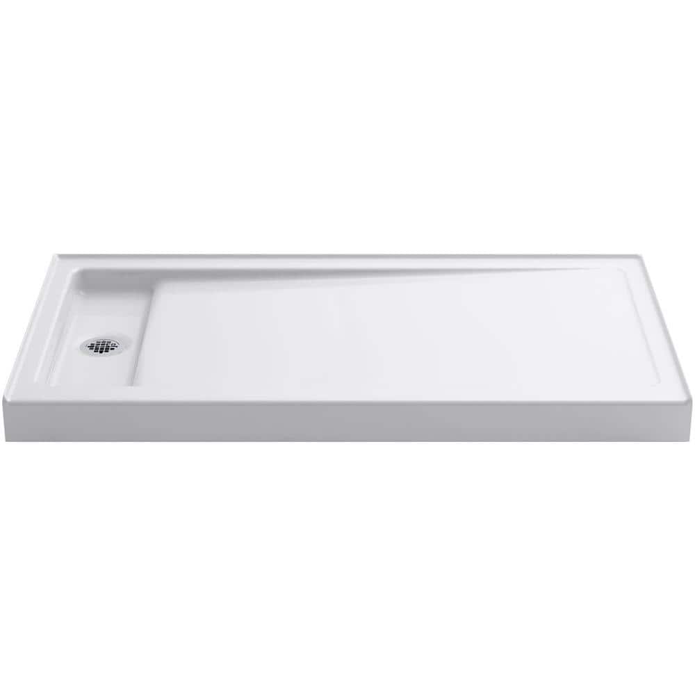 Bellwether 60 in. x 32 in. Single Threshold Shower Base in White price history on PriceWatchPro