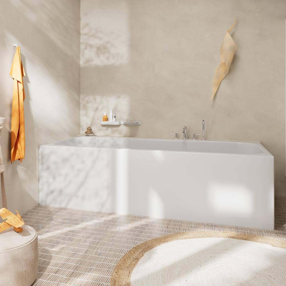 Chrome 4-Hole Roman Tub Filler with Hand Shower