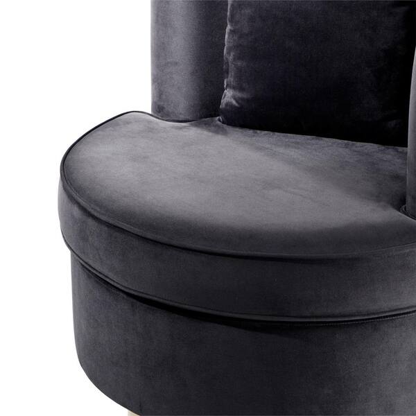 esme swivel boudoir chair