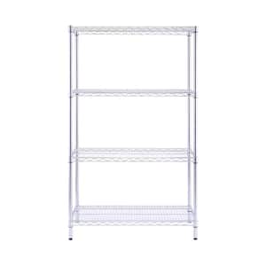 4-Tier Commercial Chrome Shelving Unit (18 in. D x 36 in. W x 59 in. H)