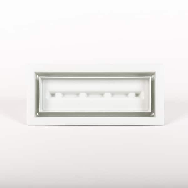 FITTES Framed Floor Vent (Lite) 3 in. x 10 in. White