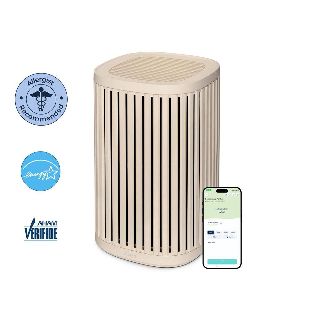The  Air Purifier 3-in-1, Medical Grade, True HEPA Air Purifier, AHAM Verifide 200 sq. ft. Ultra-Quiet, Sand price history on PriceWatchPro