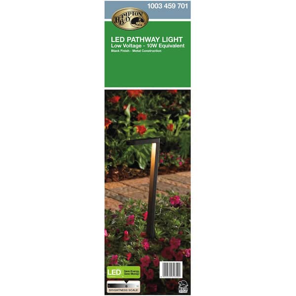 Hampton Bay Low-Voltage Bronze Outdoor Integrated LED Light Kit (8-Pack)