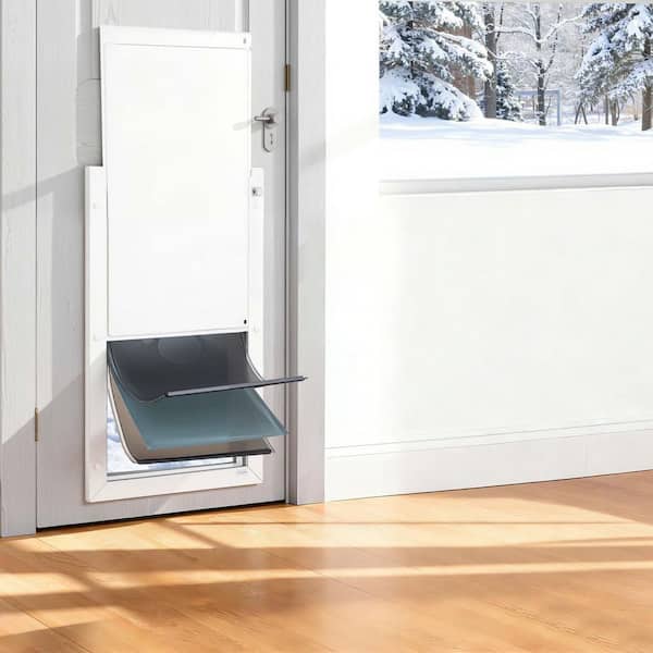 Pet Door, 23.63 in H x 13.63 in W X-Large, with 3-Magnetic Flaps and Metal Frame, Strong and Weatherproof Dog Door