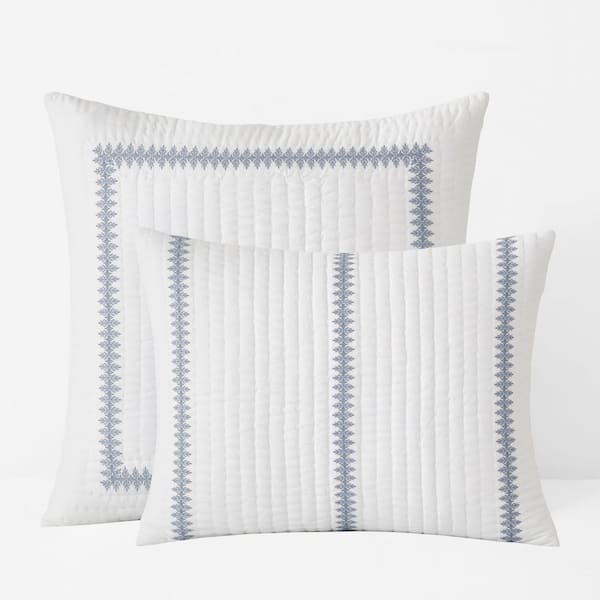 Legends Hotel Rishika Quilted White Cotton Sham