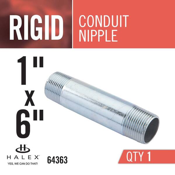 Rigid Galvanized Conduit Nipple  1" x Close  Electrical Fitting  RN 100xCL 