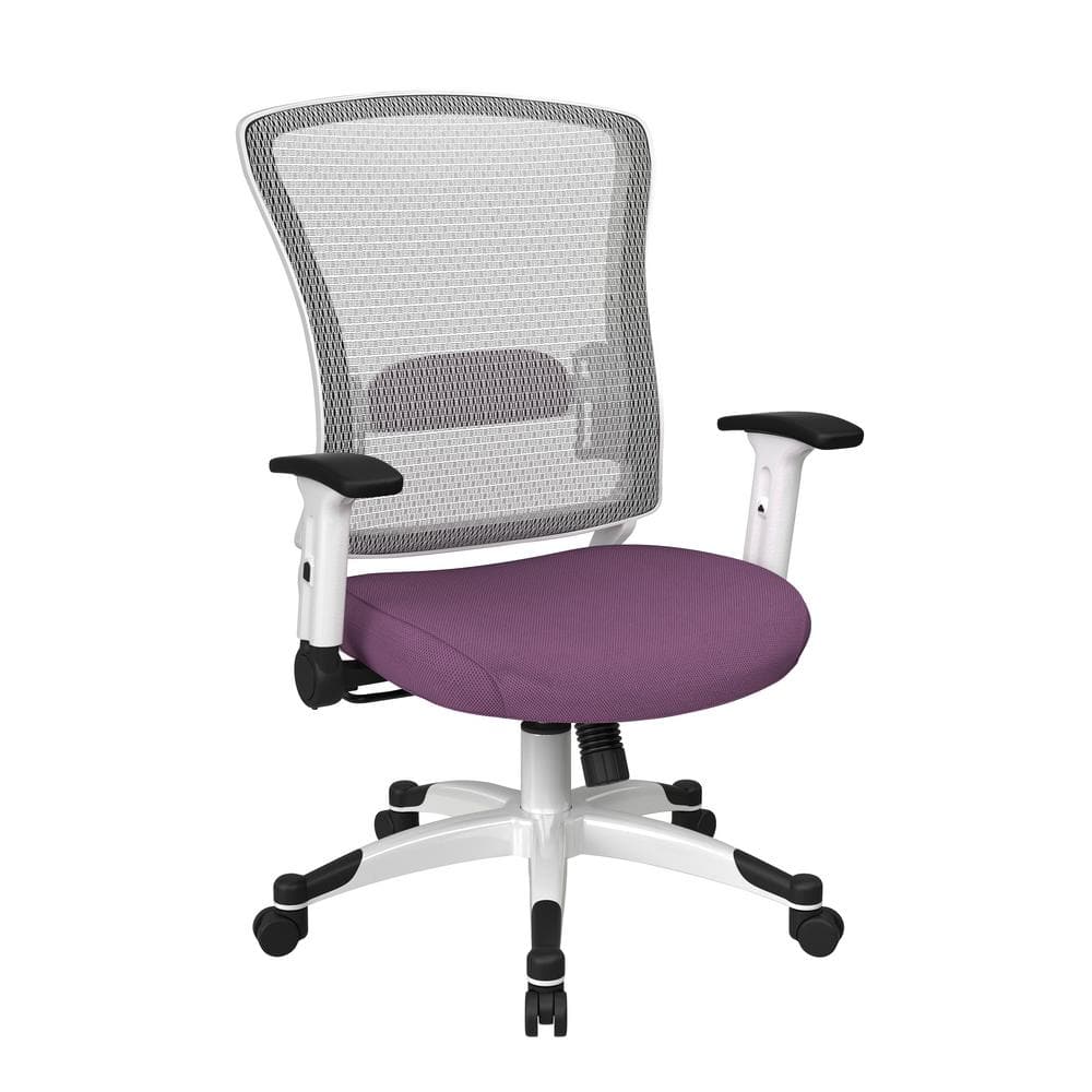 Office Star Products SPACE Seating Mesh Adjustable Height Cushioned   Purple Office Star Products Executive Chairs 317w W1c1f2w 512 64 1000 