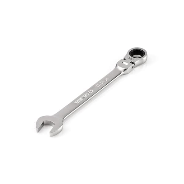 TEKTON 11/16 in. Flex Head 12-Point Ratcheting Combination Wrench