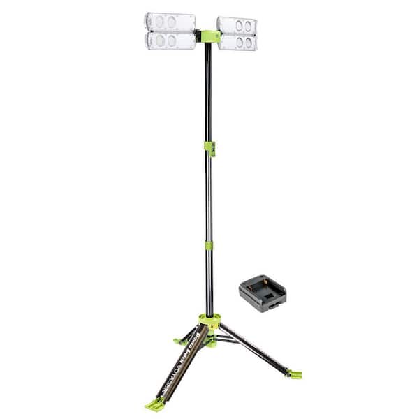 PowerSmith Voyager 8000 Lumens Collapsible LED Light with Bosch DC Adaptor